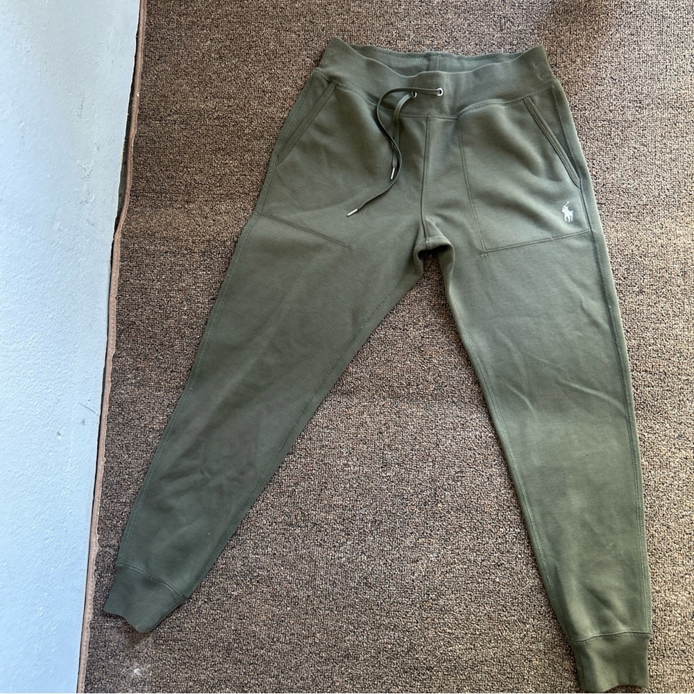 Polo Ralph Lauren Olive Green Jogger Sweatpants Woman’s Small